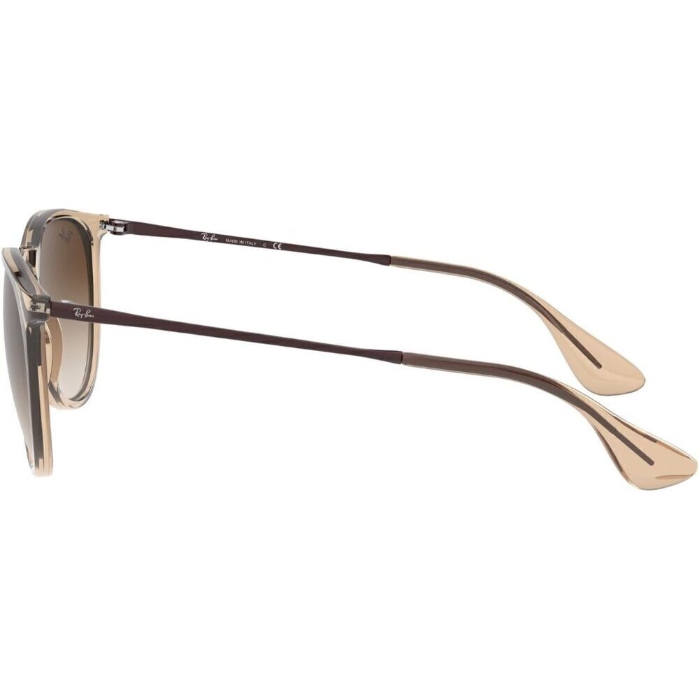 🆕Ray-Ban Retro Square Polarized Women Brown RB4171 Erika Round Frame Sunglasses - Picture 4 of 7